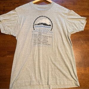 Vintage Alcatraz Condominium Amenities Parody T-shirt Large L Gray Tee No tags